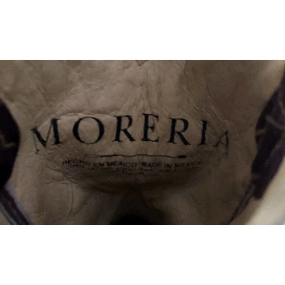 Moreria Brown Men's Cowbow Boots - Square Toe - Made In Mexico - Size 7 Wide